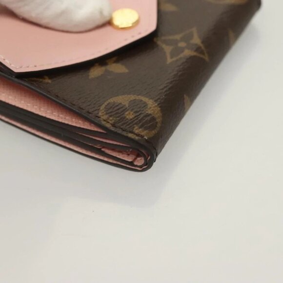 LOUIS VUITTON Monogram Portefeuille Zoe Wallet Pink M62933 LV Auth 125843 - Picture 9 of 16